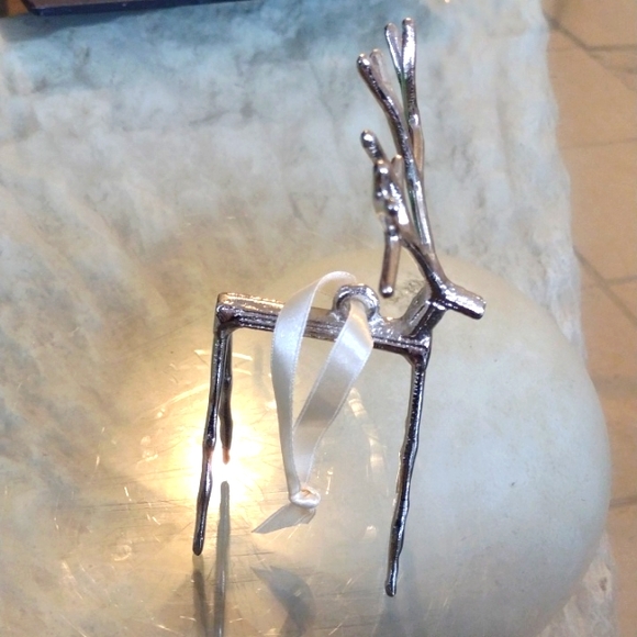 Holiday Pottery Barn Twig Reindeer Ornament Poshmark